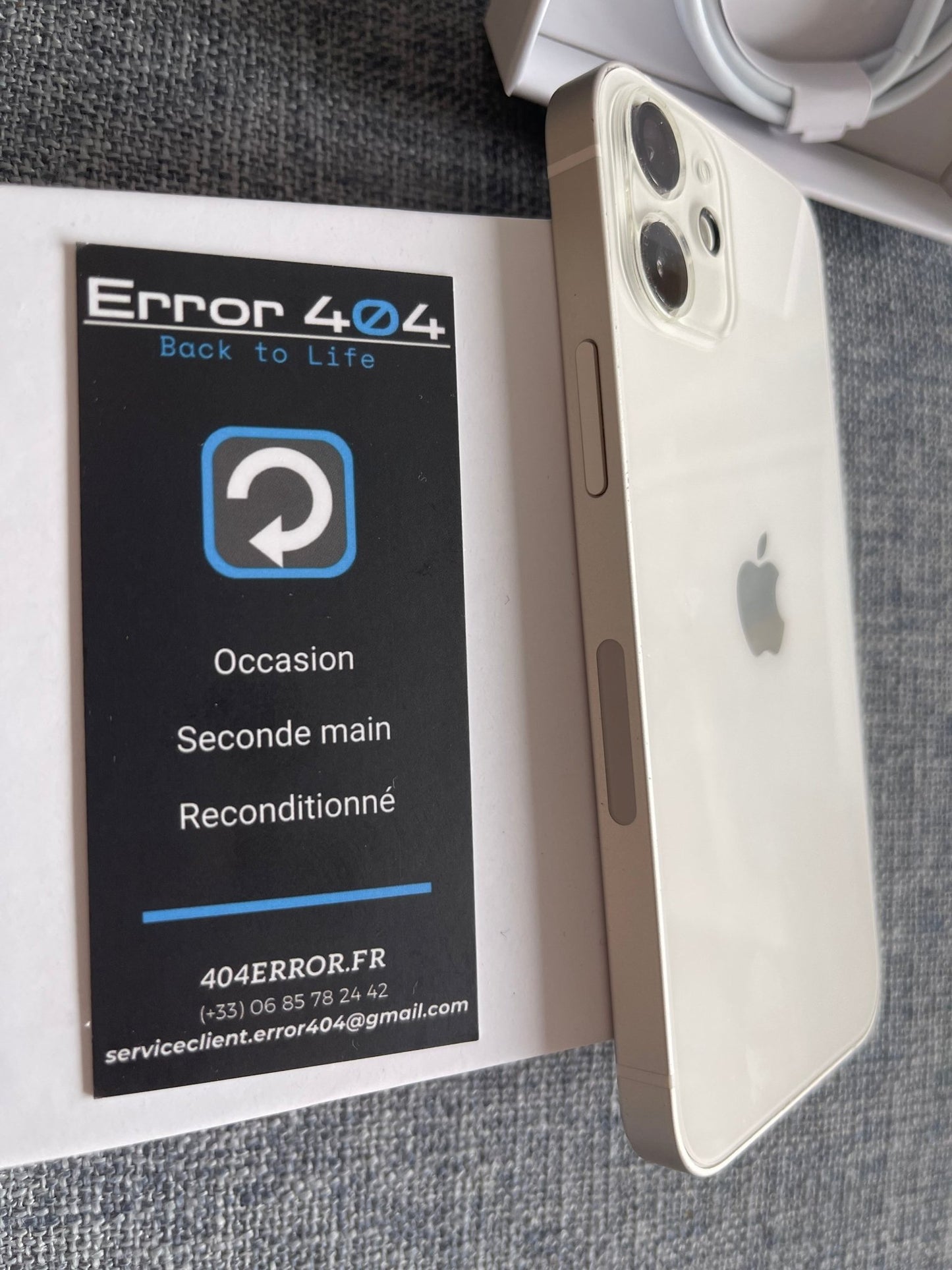 iPhone 12 mini Blanc 64G - Error404